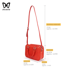 Gran Capacidad Bolso Cuero Caimán Real Lujo Dama Doble Asa Banquete Noche Fábrica Mayorista - Product Image 4
