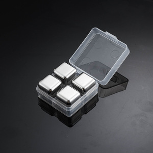 Glaçon en métal réutilisable en acier inoxydable 26mm 8pcs Meilleure vente Eco - Product Image 5
