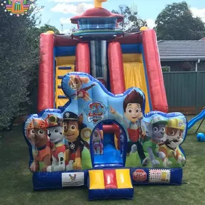 Gorila inflable comercial Combo seco PVC niños al aire libre PAW Dog Patrol Bouncy Jumping Castle para la venta