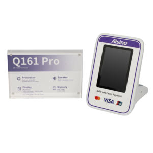QR Code POS <span class=keywords><strong>Terminal</strong></span>-Paiements QR rapides, Wi-Fi/BT, Haut-parleur Aisino Q161 Pro - Product Image 1