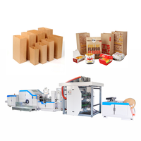Nouvelle machine automatique de fabrication de sacs en papier avec impression quadricolore