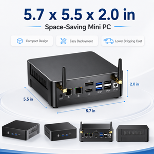 Mini PC de Doble LAN 2.5G Intel I7 I9 de <span class=keywords><strong>13</strong></span>.ª Generación con DDR5 para Juegos, Venta Directa de Fábrica, OEM, ODM, al por Mayor - Product Image 4