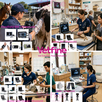 Sistema de Ultrasonido Diagnóstico Digital Completo de Alto Rendimiento en Blanco y Negro, Máquina de Ultrasonido Veterinario Doppler Portátil