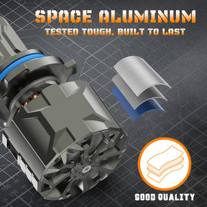 Ake ไฟหน้ารถ LED สว่างมากสำหรับ H11 240W มีโลโก้เลเซอร์แบบสองอัน H4 24000lm 9005 9006 - Product Image 5