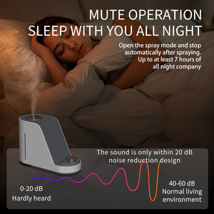 Pelembab udara ultrasonik multifungsi, braket pengisi daya ponsel lampu malam aromaterapi rumah - Product Image 6