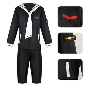 Uniforme de Cosplay Cardcaptor Sakura, Costume de marin Jk pour filles et garçons, jeu de rôle Anime, printemps 2023, matériau en Polyester - Product Image 4
