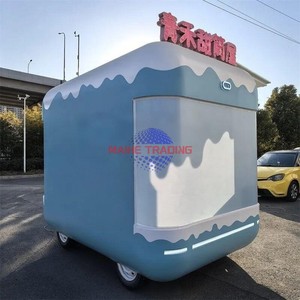 Customizable Outdoor Mobile Food Truck Food Cart Ice Cream Hot <b>Dog</b> Bakery Coffee Electric Food Trailer - Product Image 6