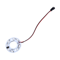 Panneau lumineux LED circulaire en aluminium alimenté par 12V OEM, panneau lumineux LED circulaire