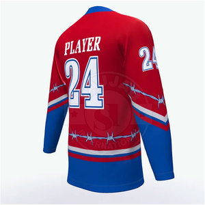Personnaliser le maillot de hockey sur glace pour hommes dernier style de maillot de hockey sur glace pour les jeunes meilleure vente maillot de hockey sur glace - Product Image 6