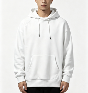 Sweat à capuche personnalisé épais en polyester recyclé vierge avec poches pour sublimation, pour homme - Product Image 4
