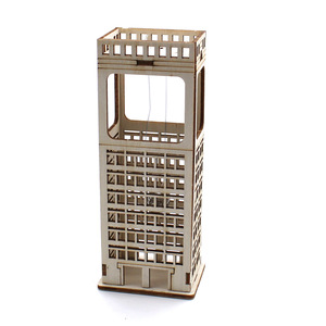 Kit de construction de modèles scientifiques en bois pour enfants, jouet éducatif STEM, forme géométrique, assemblage manuel, 7-9 ans - Product Image 2