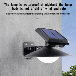 Lampe LED solaire extérieure IP65 avec détecteur de mouvement, projecteur mural extérieur pour jardin, éclairage de rue, étanche, lumière solaire - Product Image 6