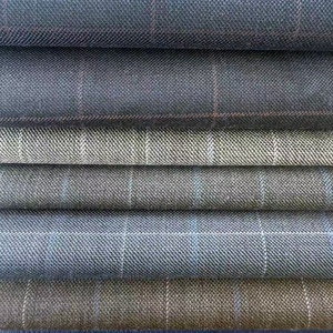 Tessuto in Lana Italiana per Abiti da <span class=keywords><strong>Uomo</strong></span>, 100% Lana Merino Pettinata, Motivo <span class=keywords><strong>a</strong></span> Quadri Inglese, Disponibile per Giacche, Blazer e Completi da <span class=keywords><strong>Uomo</strong></span> - Product Image 1