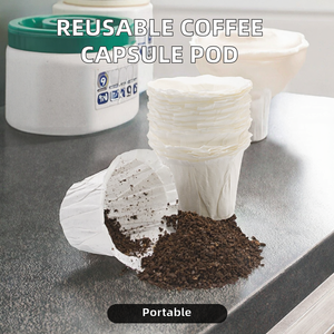 EUDR Wiederverwendbare Nachfüllbare Tragbare Kaffeefilter-Kapsel für <span class=keywords><strong>Tchibo</strong></span> Cafissimo K Fee ALDI <span class=keywords><strong>Espresso</strong></span>-Kaffeemaschine Papier - Product Image 2