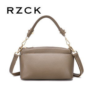 RZCK <strong>Fashion</strong> Genuine Leather Young Lady Khaki Bags in <strong>Turkey</strong> Multi-purpose Small Chic <strong>Handbag</strong> for Women Wholesale and Low Price - Product Image 1
