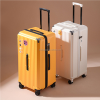Valise de voyage rigide grande capacité 30 pouces, extra épaisse, avec serrure TSA, en ABS PC, 5 roues avec frein