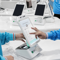 Système de point de vente Android avec reconnaissance faciale, borne de paiement de bureau tout-en-un, terminal de point de vente, scanner de code QR, matériel de point de vente NFC