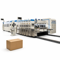 Machine de découpe et d'impression flexographique rotative à grande vitesse pour carton ondulé, à économie d'énergie, pour usine de boîtes en carton