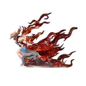 One Pieced GK <span class=keywords><strong>Drift</strong></span> Flame Ace Base noire Statue Scène Modèle Ornements Boxed <span class=keywords><strong>Anime</strong></span> Figures - Product Image 5