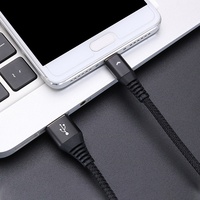 Câble de charge rapide EONLINE 1,2 m avec lumière LED pour Xiaomi Mi 9 9T Samsung Galaxy A80 A50 M40 S10+ Cavo Usbc Kabel Type C