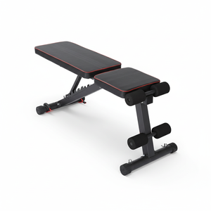 <span class=keywords><strong>Banc</strong></span> de musculation pliable et réglable pour usage domestique avec fonctions d'entraînement abdominal et de press à la poitrine pour la musculation unisexe - Product Image 1