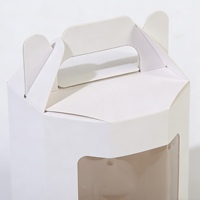 Boîtes en carton blanc cylindriques écologiques personnalisées pour l'emballage d'objets décoratifs et de figurines de poupées