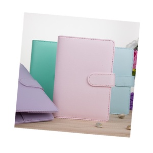 Wholesale Custom A5 A6 PU Leather Traveler's Notebook Hardcover Journal <strong>Ring</strong> Binder Colorful Loose Leaf Refillable Planner - Product Image 4