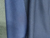 Approvisionnement direct usine – Tissu en polyester alvéolé double face 230g, jacquard teint, maille de poids moyen pour vêtements, manteaux et vestes