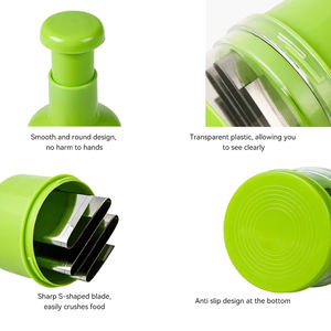 Presse-ail manuelle durable, outils pour fruits et légumes, presse-ail et hachoir pour oignon, gadgets de cuisine - Product Image 3