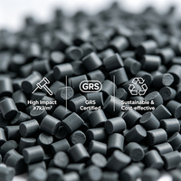Granulés de copolymère PP recyclé haute résistance certifiés GRS pour chaises et meubles de bureau, écologiques