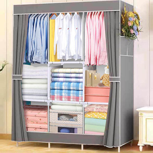 <span class=keywords><strong>Organizzatore</strong></span> <span class=keywords><strong>di</strong></span> <span class=keywords><strong>vestiti</strong></span> del <span class=keywords><strong>guardaroba</strong></span> della tela della camera da letto pieghevole del <span class=keywords><strong>guardaroba</strong></span> del tessuto della fabbrica dell'oem Premium - Product Image 2