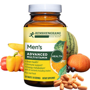 Gelişmiş özelleştirilmiş erkek Multivitamin takviyesi B12 vitamini D vitamini C vitamini çinko hapları beyin sağlığı bağışıklık desteği için - Product Image 1