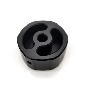 CNC gia công Nhà cung cấp nhôm anodized Trò chơi giao diện điều khiển Knob Phụ tùng máy móc thông qua CNC phay quá trình chuyển ứng dụng