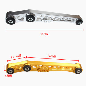 Bras de suspension inférieur 387 mm pour Honda Civic EG 88-95, pièce de rechange, argent doré - Product Image 1