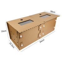 Boîte de couvaison pour poussins et cailles Yun Home Supply, contrôle de la température réglable, papier ondulé, petit poulailler pour cailles