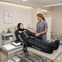 Masseur à compression d'air rechargeable à 6 chambres, thérapie de compression séquentielle portable pour la récupération sportive et la réadaptation