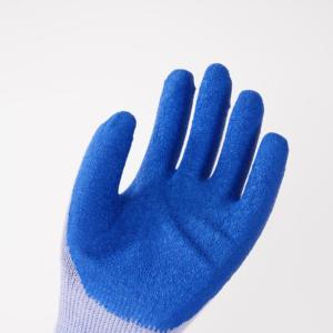 Guantes de Trabajo de Seguridad de Alta Resistencia, Tejido Sin Costuras de Poliéster Calibre 13, con Revestimiento de Látex Arrugado - Product Image 4