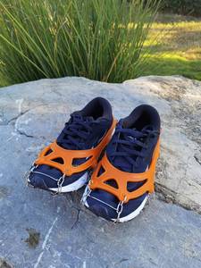 Crampons de ski micro-à 19 griffes en gros, les meilleurs crampons antidérapants pour chaussures, chaînes à glace en acier inoxydable pour la randonnée - Product Image 5