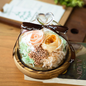 Rosa Preservada en Cúpula de Cristal, Caja Sorpresa con Estilos Aleatorios, Regalo para Novia, Día de San Valentín, Día del Maestro - Product Image 2