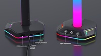 Ventilateur de refroidissement de Station de charge ABS de haute qualité pour PS5 Pro/Slim PC Compatible support de jeu vidéo lumière d'ambiance de bureau