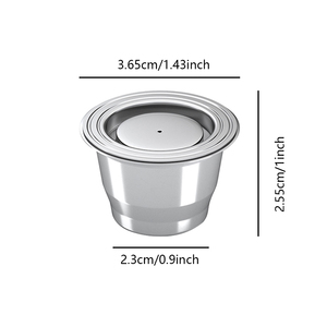 Capsules réutilisables en acier inoxydable pour Nespresso, vente en gros, 1 dosette - Product Image 4