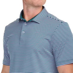 Da uomo personalizzato sportivo Slim <span class=keywords><strong>Fit</strong></span> Casual stampato per camicia con colletto auto maglia in poliestere Spandex traspirante a asciugatura rapida per Golf - Product Image 3