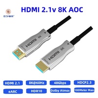 50 mètres de câble HDMI AOC 2.1 8K 60Hz 48Gbps câble à fibre optique actif pour Home cinéma
