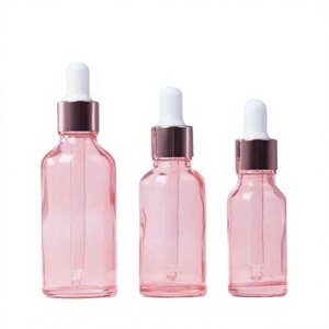 ขวดแก้วหยดสีชมพูสำหรับน้ำมันใส่ผม/เซรั่ม ขนาด 5 มล. 10 มล. 15 มล. 30 มล. 50 มล. 100 มล. ทรงกระบอกสีอำพัน/โรสโกลด์ สำหรับใช้ส่วนตัว/ในรถยนต์ มีสินค้าพร้อมส่งจำนวนมาก - Product Image 4