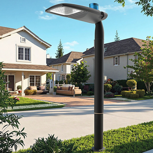 Lampadaires LED en alliage d'aluminium pour parking 30W IP66 Étanche AC avec détecteur de mouvement Éclairage extérieur Blanc neutre 4100K 50000 - Product Image 1