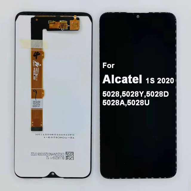 LCD Touch Parts Screen Display Lcd Mobile Assemble for Alcatel 1S 2020 2021 Phone Celulares Lcds Screen