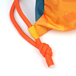INITI Original Free Stock Sample Zipper Pocket Sport Gym <b>Drawstring</b> Backpack Bags with Custom Printed Logo - Product Image 5