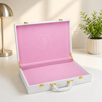 Boîte à montres en bois de luxe sur mesure avec doublure en cuir, emballage de bijoux, boîte de rangement en bois haut de gamme