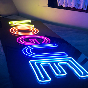 Enseigne néon LED personnalisée, design imprimé UV, corps rectangulaire en cristal, étanche IP67, éclairage décoratif intérieur, garantie 2 ans - Product Image 2