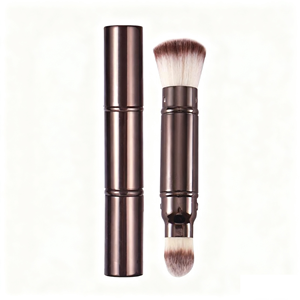 แปรงแต่งหน้าแบบสองหัว หัวแปรงทรงนาฬิกาทราย ขนแปรงสังเคราะห์ ด้ามจับโลหะ สำหรับ<span class=keywords><strong>ปัด</strong></span><span class=keywords><strong>แก้ม</strong></span>  รับดรอปชิปปิ้ง  รับผลิตแบรนด์ OEM - Product Image 6